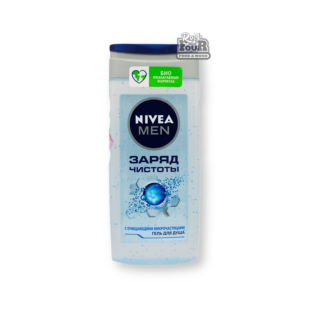 Գել լոգանքի «Nivea Men Մաքրության լիցք» 250մլ